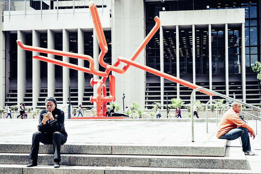 The Knot sculpture in downtown Cape Town Photograph by Alexey Stiop