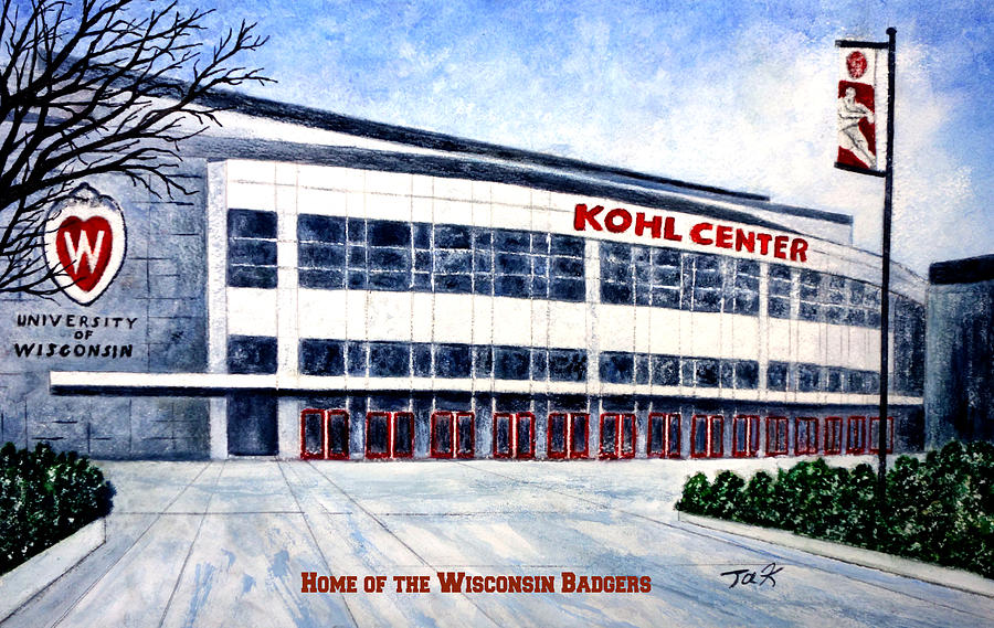The Kohl Center Painting by Thomas Kuchenbecker