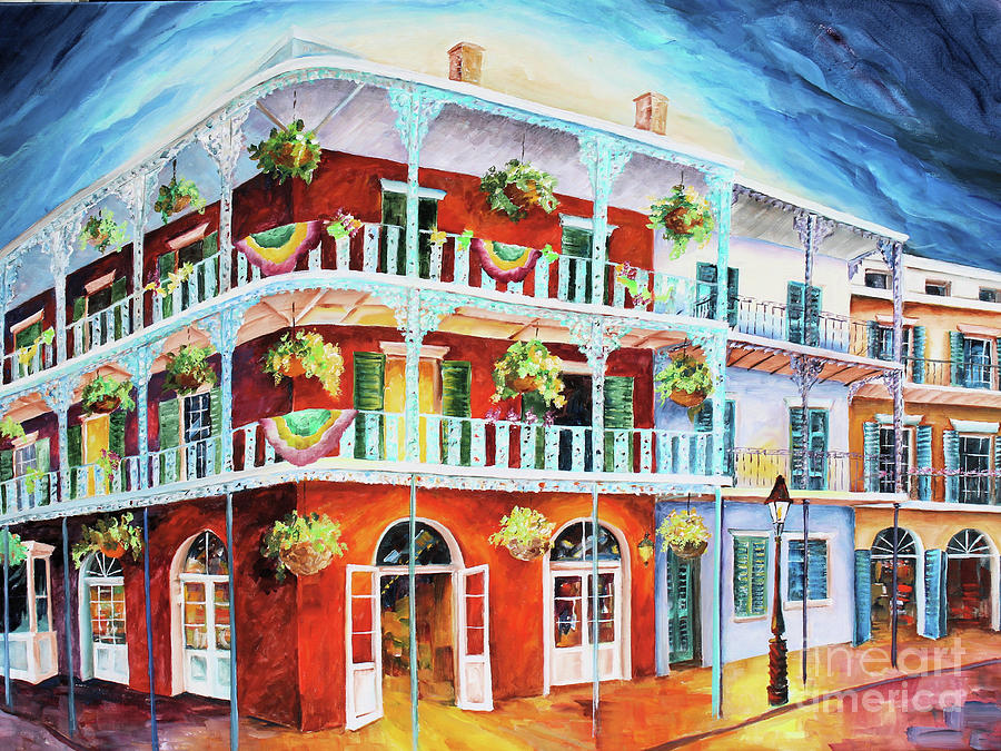 The La Branche House In New Orleans Painting