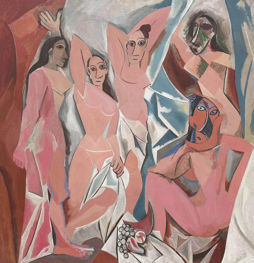 Abstract Painting - The Ladies of Avignon by Pablo Picasso