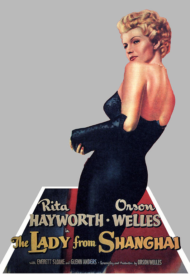 The Lady from Shanghai, 1947, 3d movie poster Mixed Media by Movie World Posters