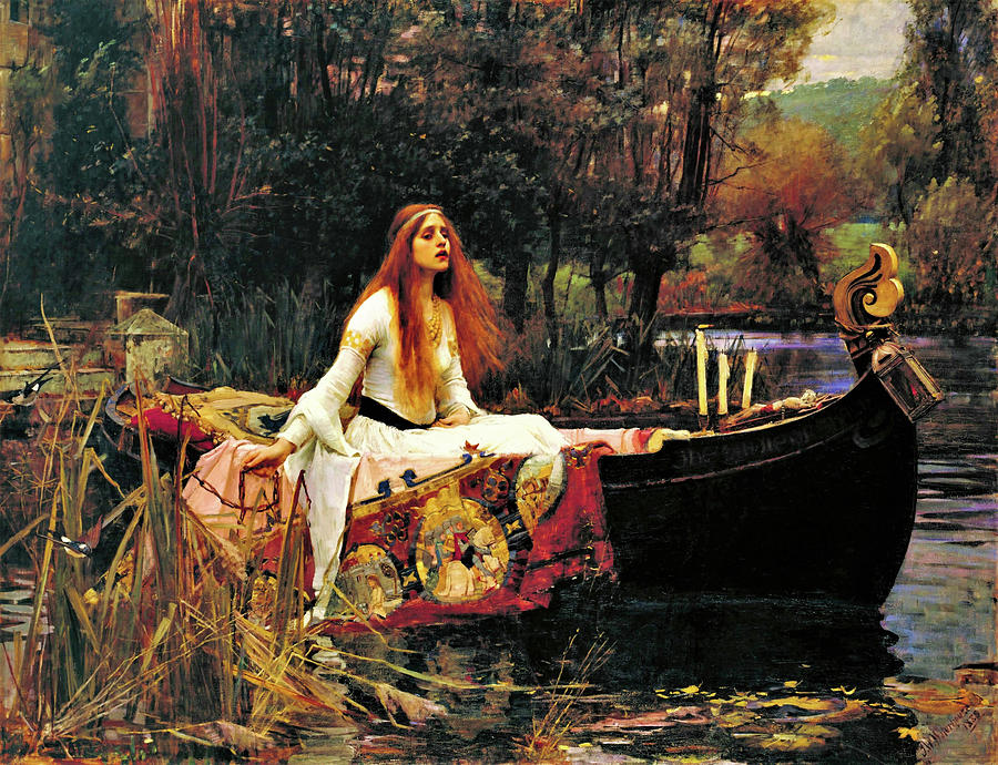 The Lady of Shalott - Digital Remastered Edition Painting by John William Waterhouse