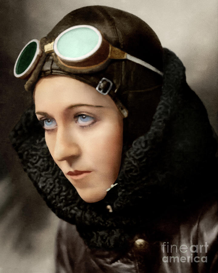 The Lady Pilot Photograph by Franchi Torres