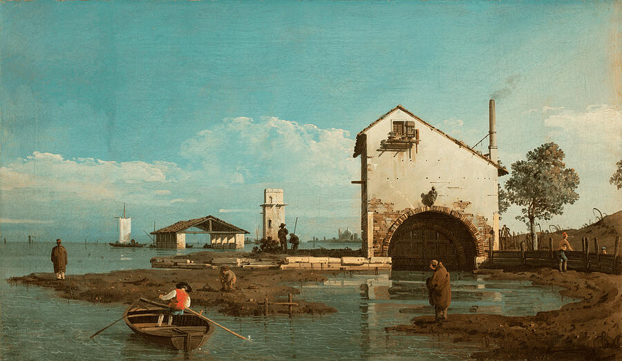 The Lagoon, Venice - Bernardo Bellotto Digital Art by Samuel HUYNH The Lagoon, Venice - Bernardo Bellotto Digital Art by Samuel HUYNH