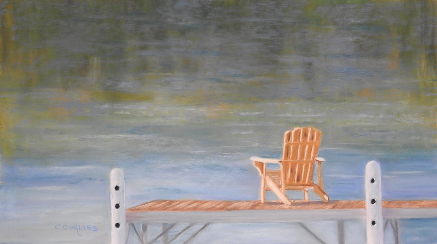 The Lake Calls Pastel by Carol Corliss