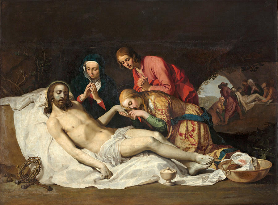 The Lamentation of Christ Painting by Abraham Bloemaert