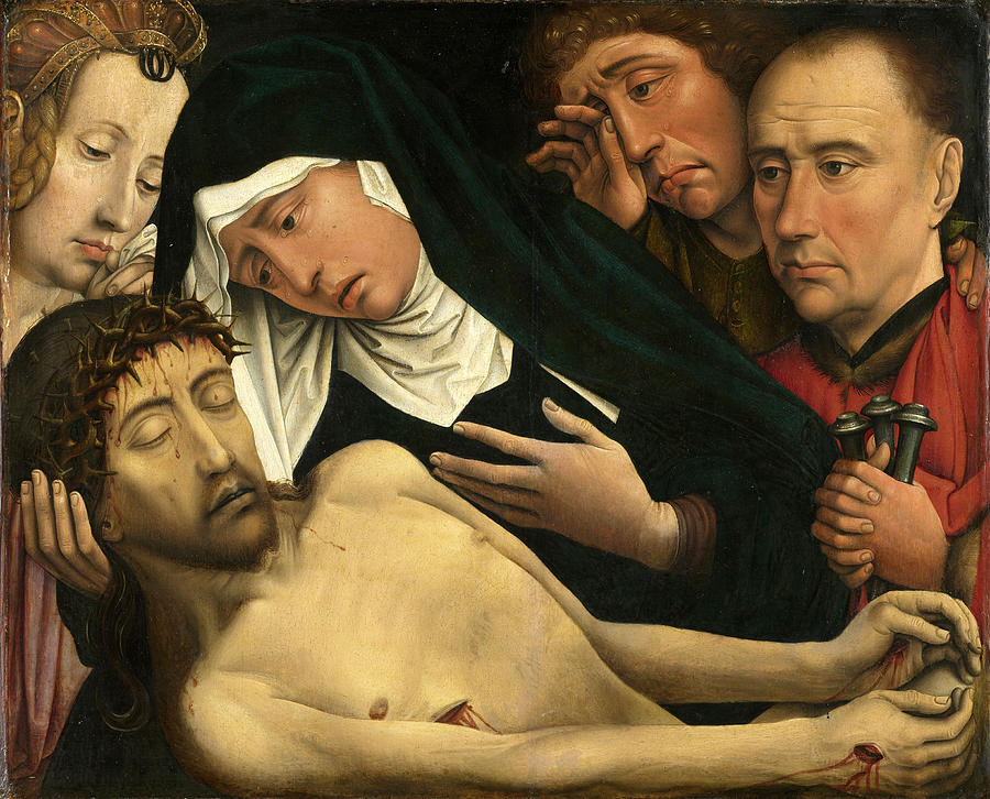 The Lamentation of Christ Painting by Colijn de Coter