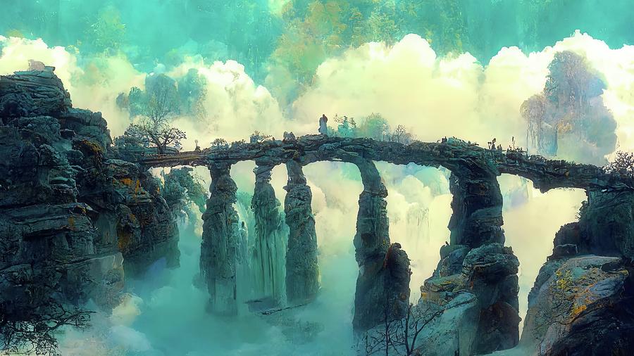 The Land Bridge Digital Art by Daniel Eskridge