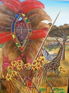 The Land Of The Maasai Painting by James Dunbar