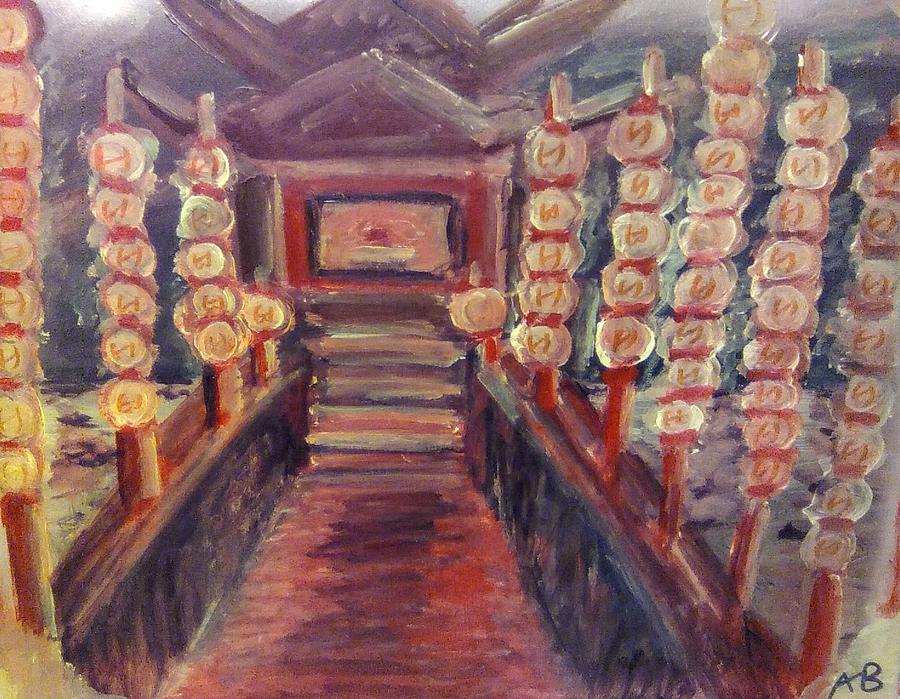 The Lantern Bridge Painting