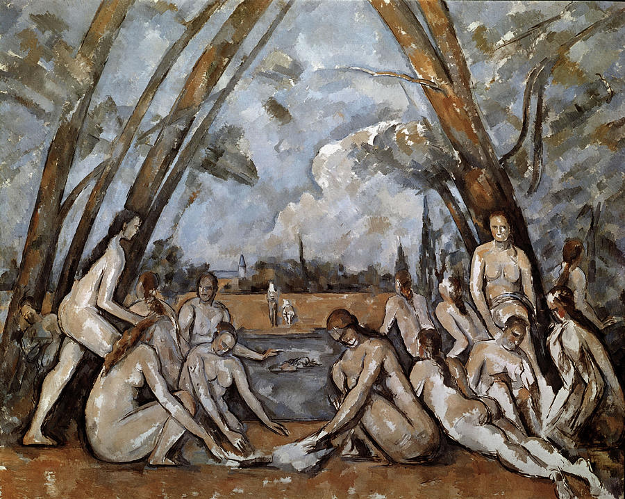 The Large Bathers - 1906 - 208x251,5 cm - oil on canvas. Painting by Paul Cezanne