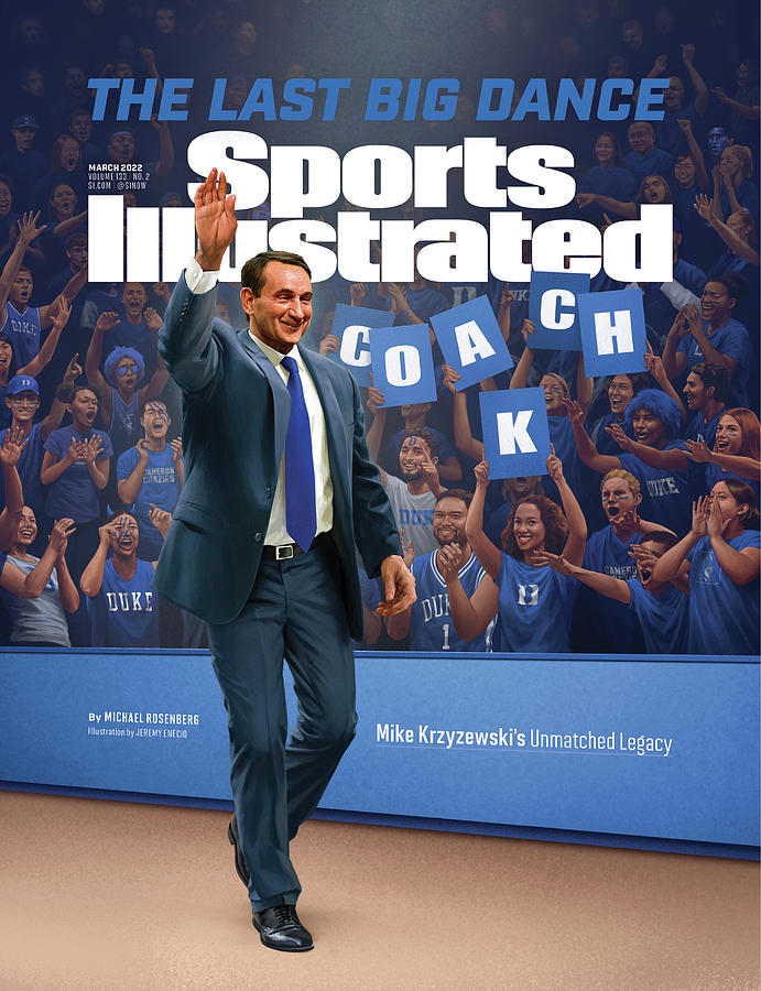 The Last Big Dance, Mike Krzyzewski Unmatched Legacy Cover Photograph by Sports Illustrated
