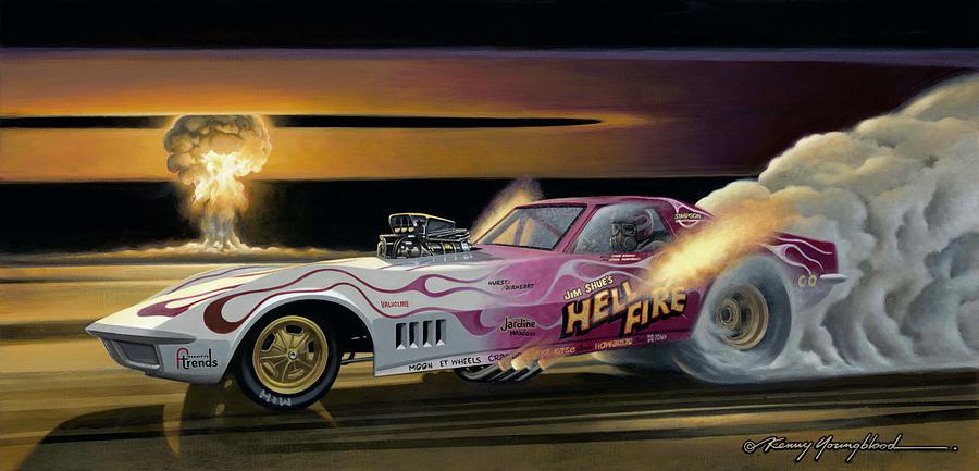 The Last Burnout Painting by Kenny Youngblood