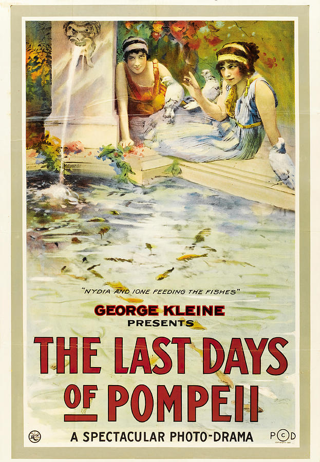 The Last Days of Pompeii, 1913 Mixed Media by Movie World Posters