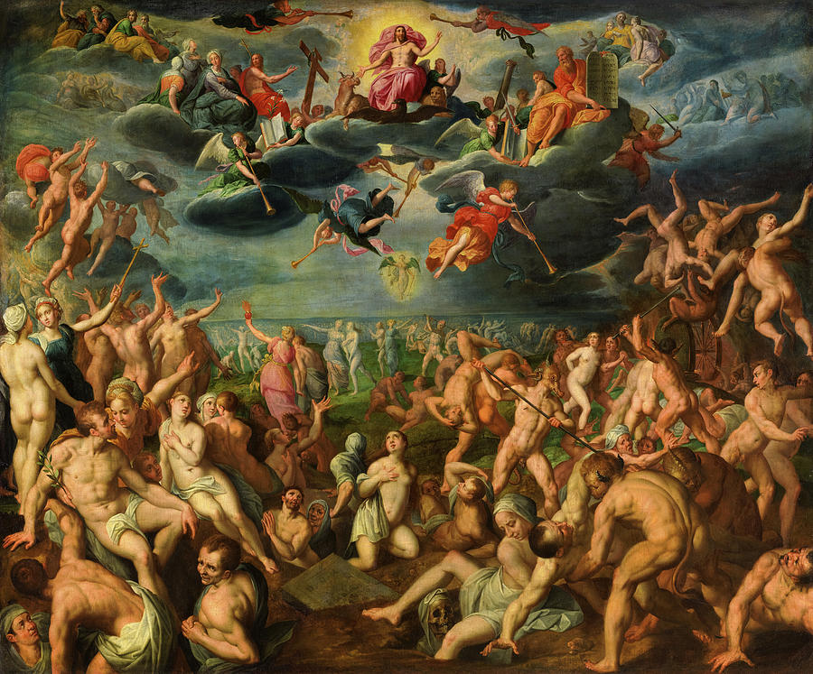 The Last Judgement, 1571 Painting by Jacob de Backer - Fine Art America