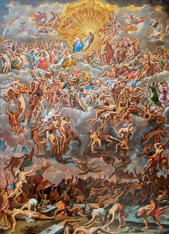 The Last Judgement Drawing by Carlo Saraceni Fine Art America