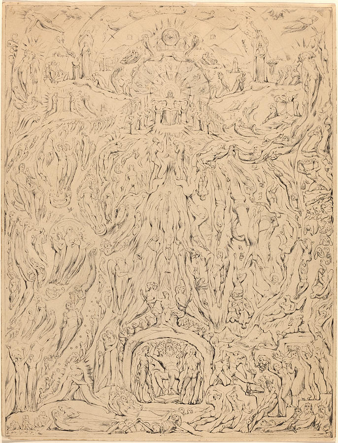 The Last Judgment Drawing by William Blake - Fine Art America