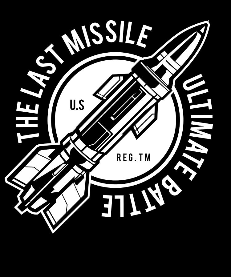 Vintage Digital Art - The Last Missile Ultimate Battle by Jacob Zelazny