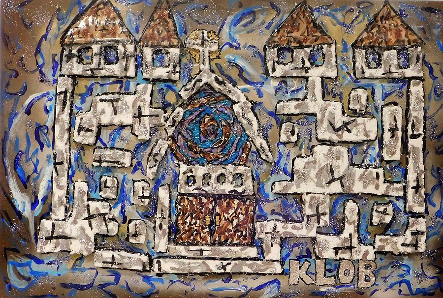 The Last of the Merovingian Churches  Mixed Media by Kevin OBrien