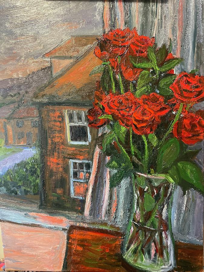 The Last of the Roses Painting by Beth Riso