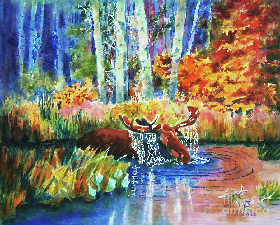 The Last Rays Painting by Kathy Braud