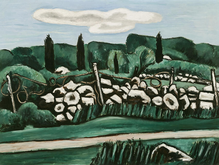 The Last Stone Walls By Marsden Hartley Painting