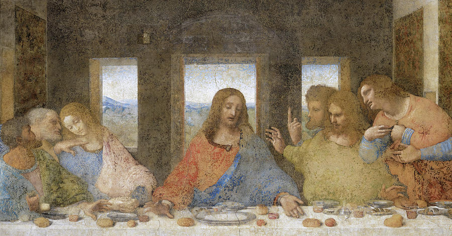 The Last Supper, 1494-1498 Painting by Leonardo da Vinci - Fine Art America