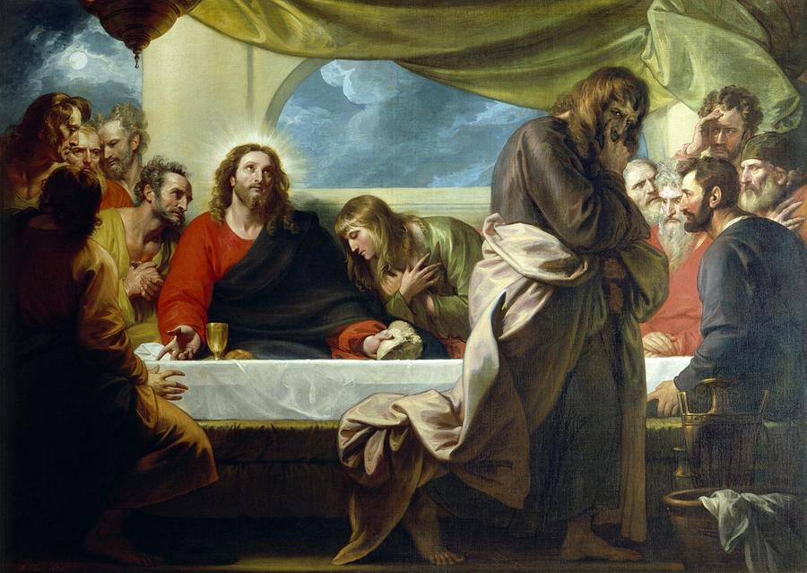 The Last Supper Painting by BenjaminWest | Fine Art America