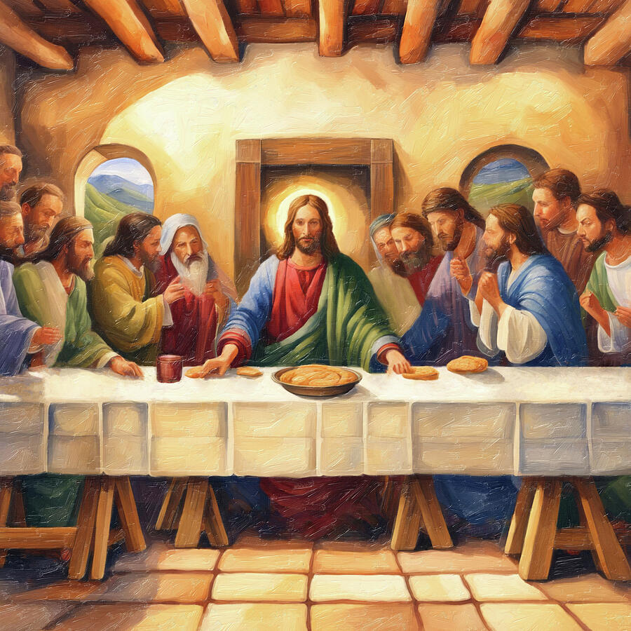 The Last Supper Digital Art by Donna Kennedy