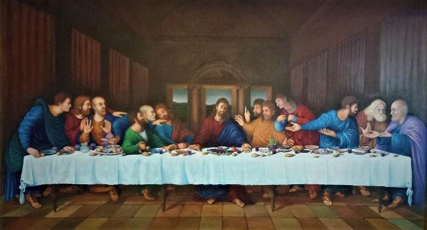 Last Supper Painting - The Last Supper by Herschel Pollard