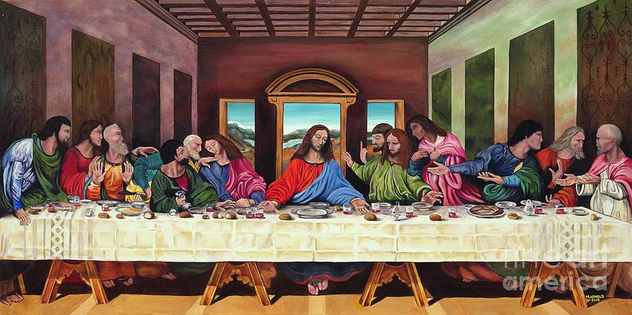 The Last Supper Painting by Martha Arnold - Fine Art America