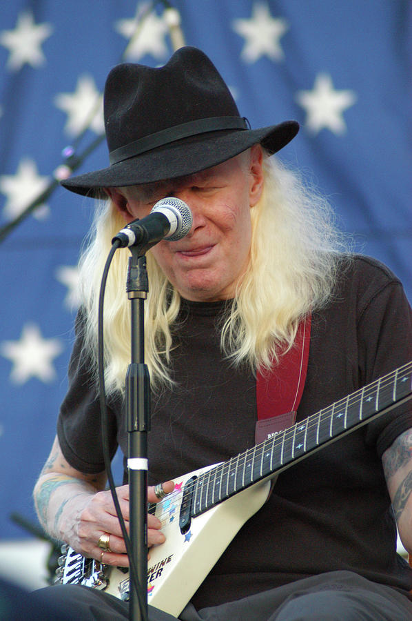 The Late Legend Johnny Winter Photograph by Mike Martin