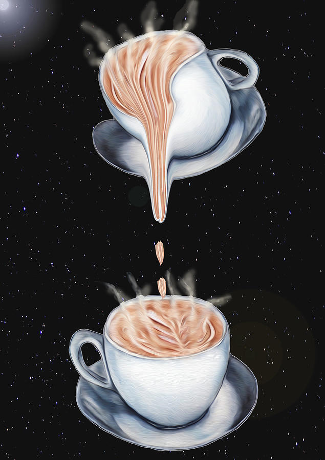 The Latte Milky Way Digital Art by Ronald Mills