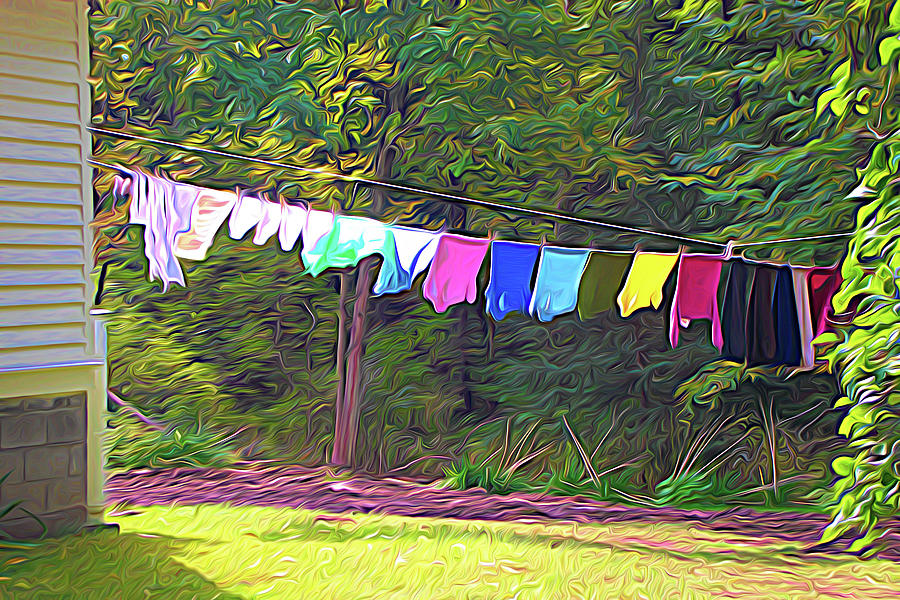 The Laundry Line Photograph by Jerry Griffin