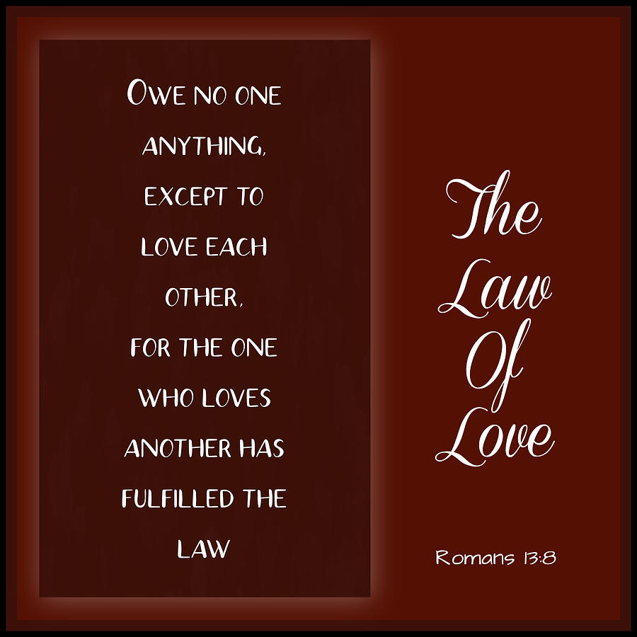 The Law Of Love Photograph by David Norman