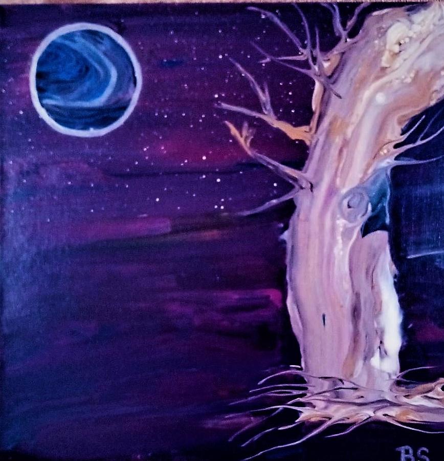 The Leaning Tree Painting by Brenda Stephenson - Pixels