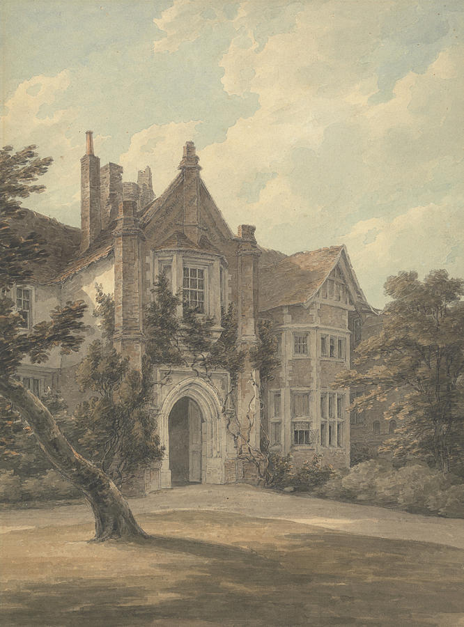 The Lecture House, Watford Drawing by Thomas Hearne