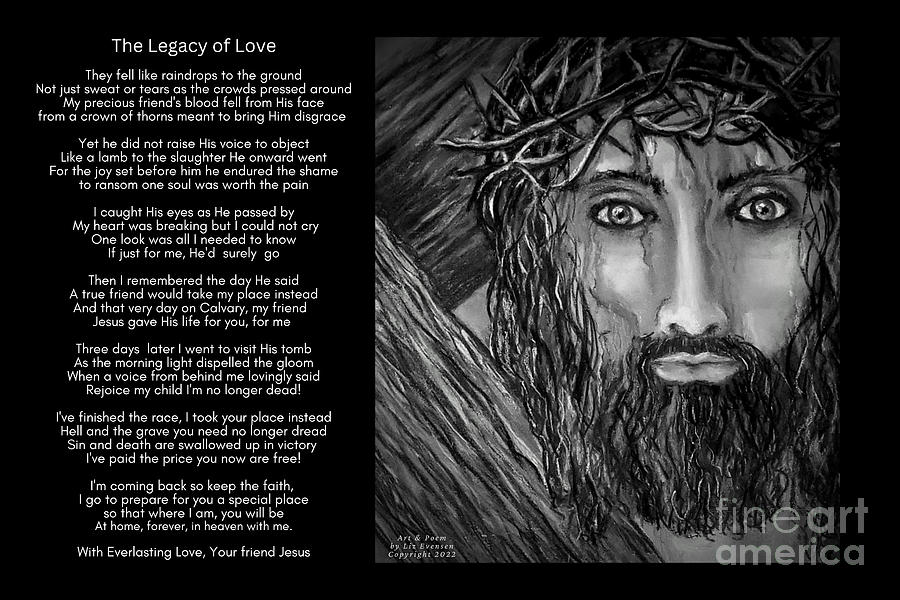 The Legacy of Love II Pastel by Liz Evensen