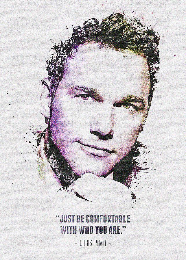 The Legendary Chris Pratt And His Quote Digital Art by Keagan Arcelina ...