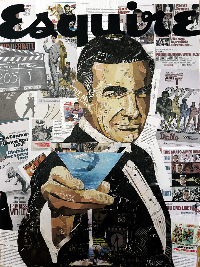 The Legendary James Bond Mixed Media by James Hudek