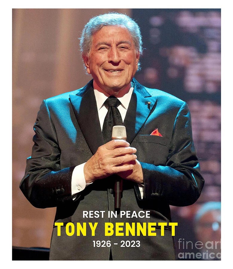 The Legendary Tony Bennett Digital Art By Creator Designs Fine Art   The Legendary Tony Bennett Creator Designs 