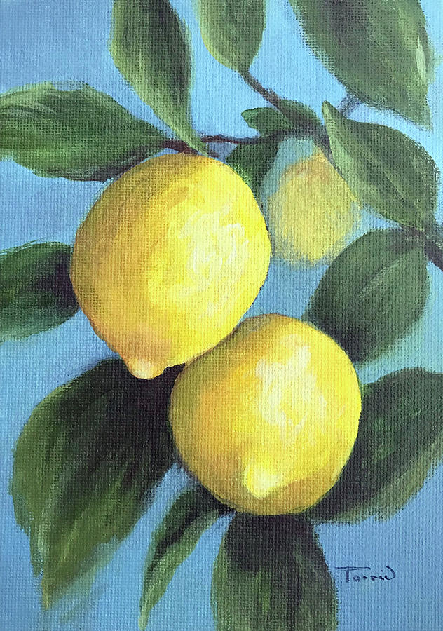 The Lemon Tree II Painting by Torrie Smiley - Fine Art America