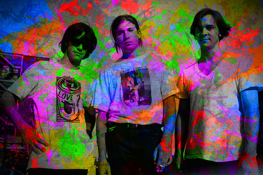 The Lemonheads Band Paint Splatters Colorful Portrait Mixed Media by ...