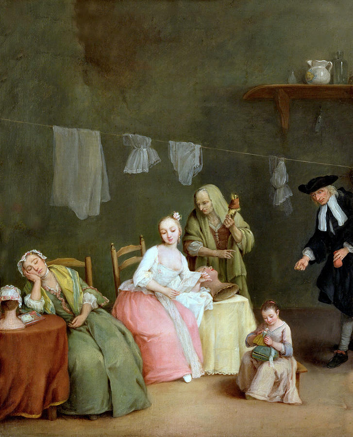 The Letter 1746 Painting by Pietro Longhi