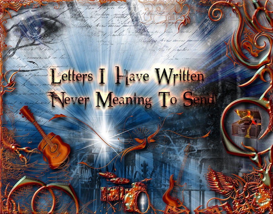 The Letters Digital Art by Michael Damiani