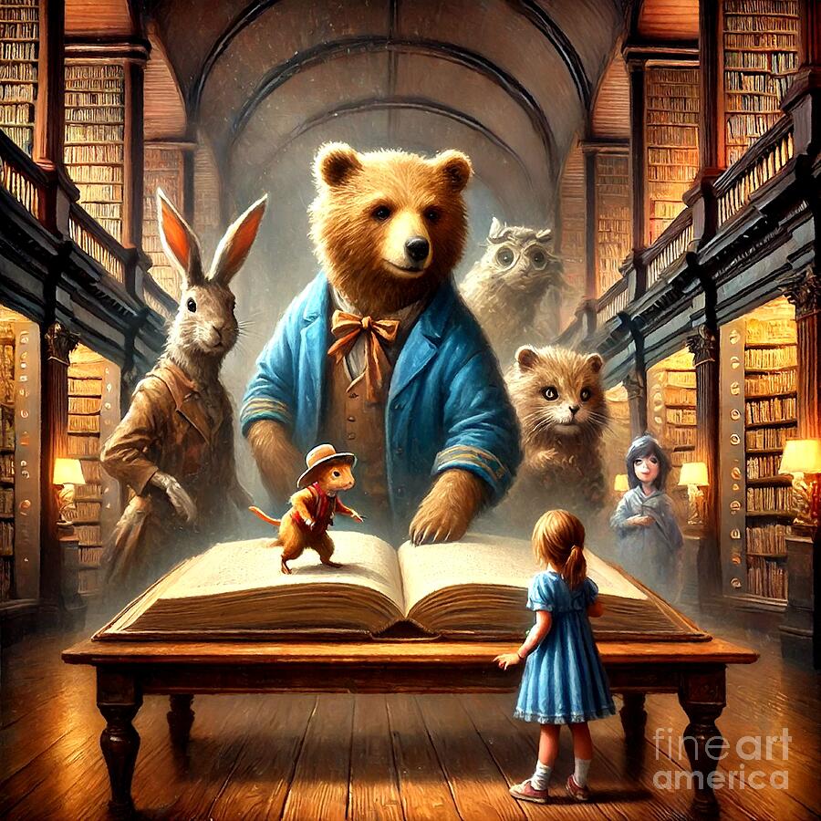 The Library - Tales of Entachment Digital Art by Call Me Abbie - Abbie Shores The Library - Tales of Entachment Digital Art by Call Me Abbie - Abbie Shores