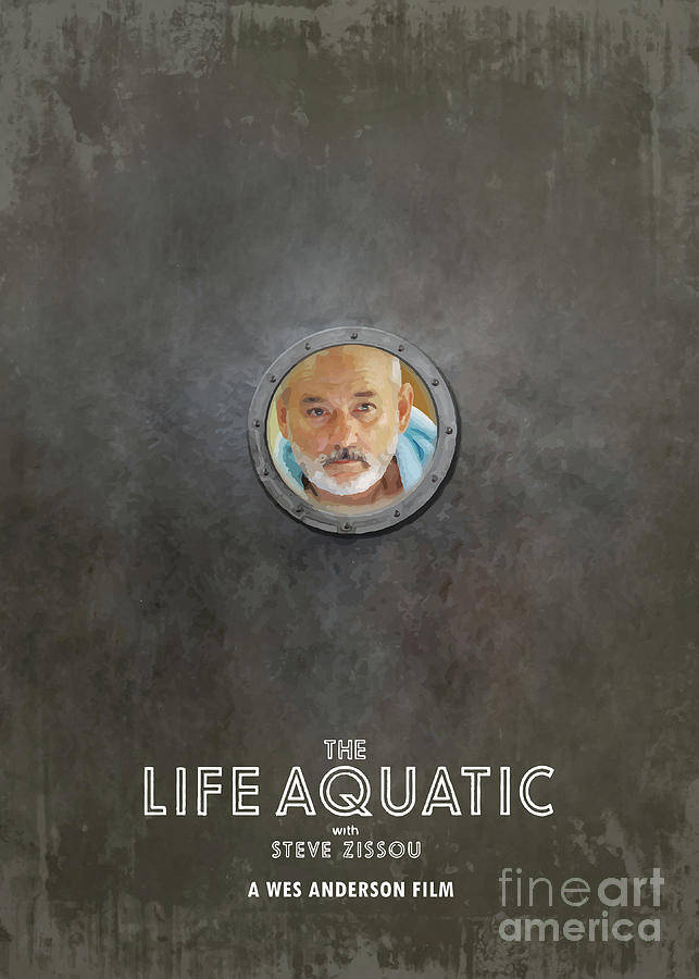 Bill Murray Digital Art - The Life Aquatic With Steve Zissou by Bo Kev