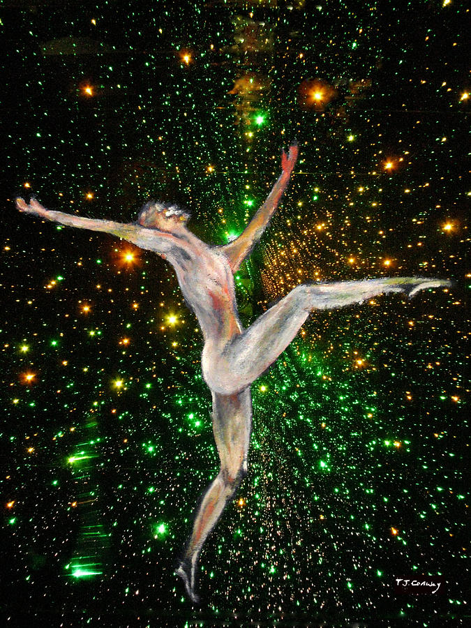 The Light Fantastic Dance and Stars Painting by Tom Conway