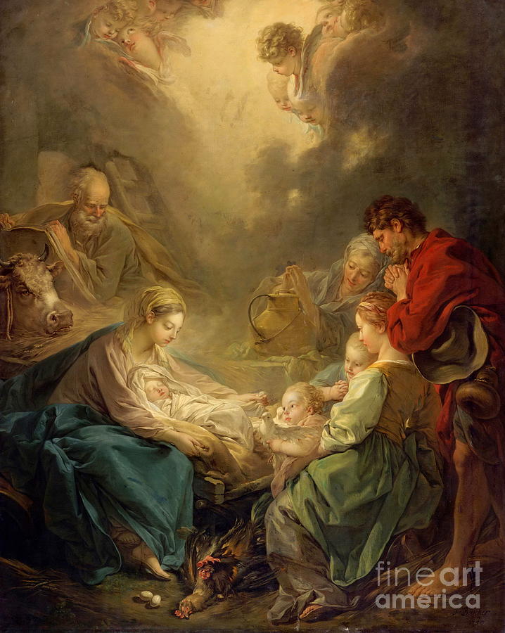 The Light of the World Painting by Francois Boucher