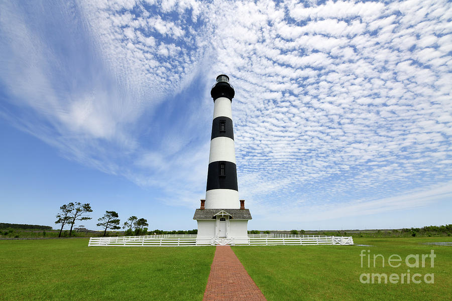 The Lighthouse at Bodie Island Photograph by Scott Cameron